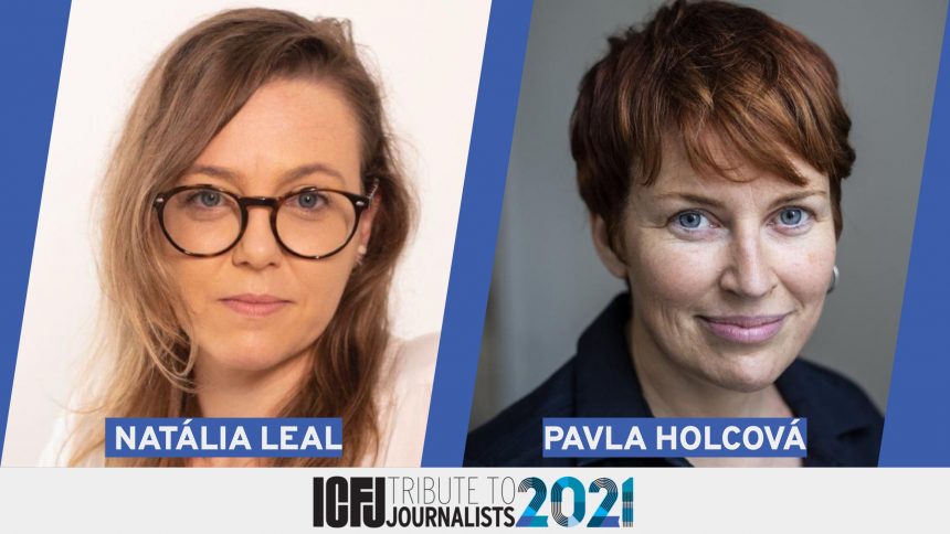 E2UZdbrX0AIzXx8 Pavla Holcová získala 2021 ICFJ Knight International Journalism Award