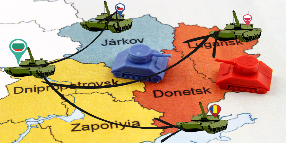 Bulharsko tajně vyváželo na Ukrajinu zbraně přes Česko, Polsko a Rumunsko