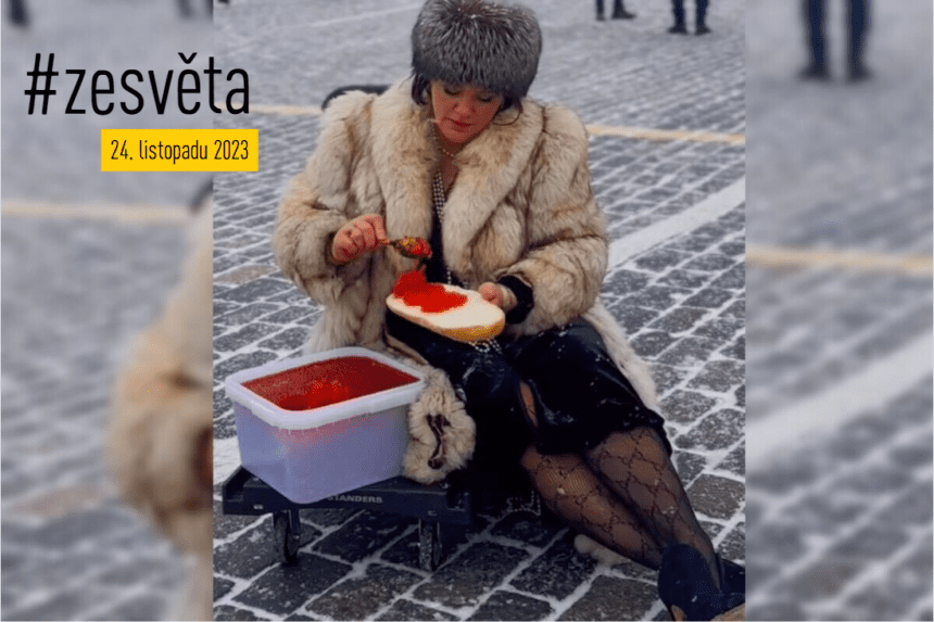 #zesvěta: Fotografování kaviáru na Rudém náměstí je zakázáno