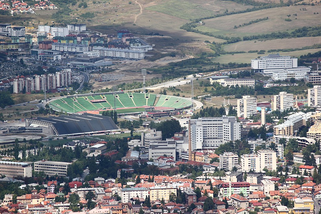 Stadion Asima Ferhatoviće Hase v Sarajevu