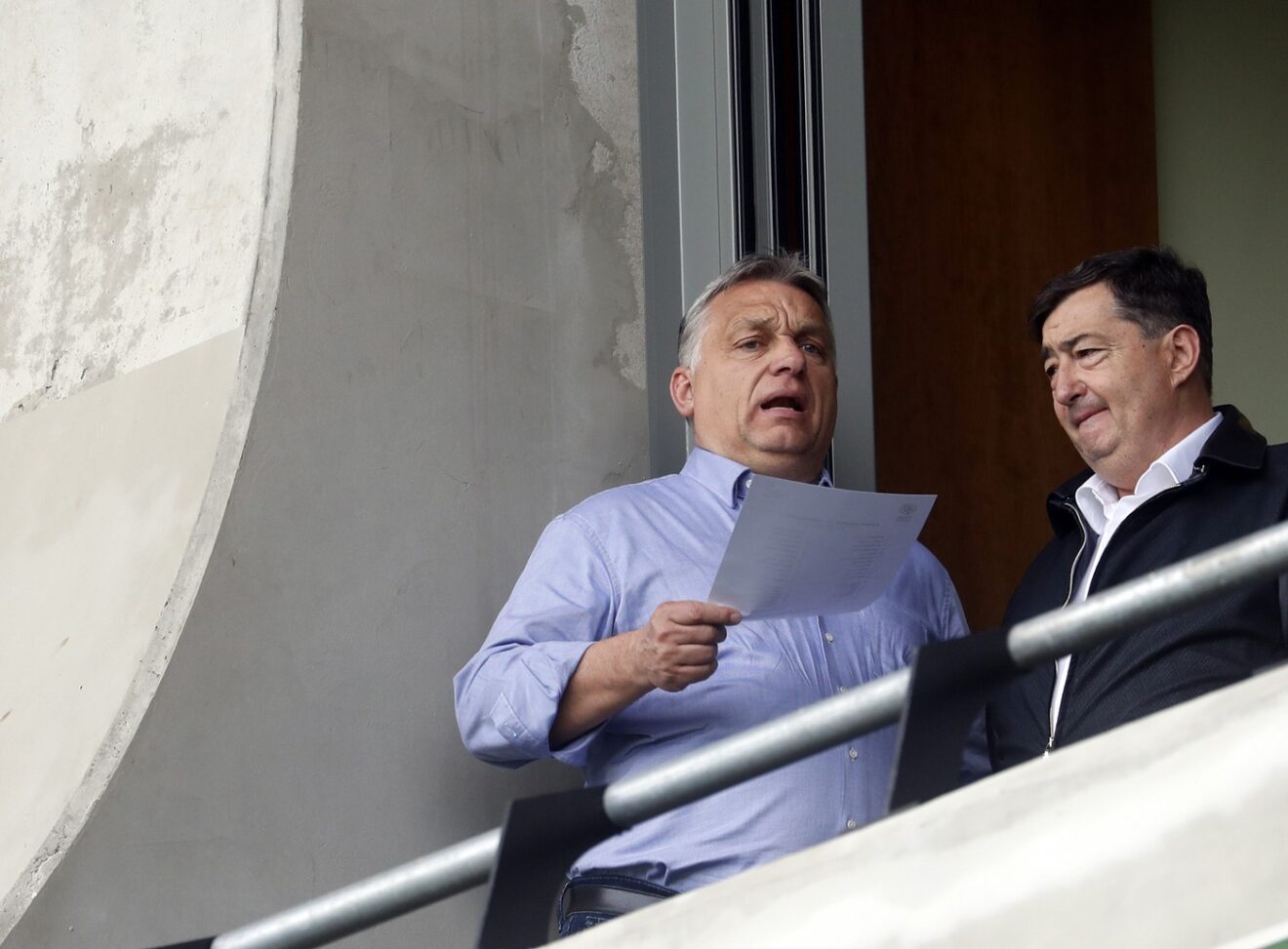 Viktor Orbán s Lőrincem Mészárosem. Foto: ČTK / AP / Laszlo Balogh