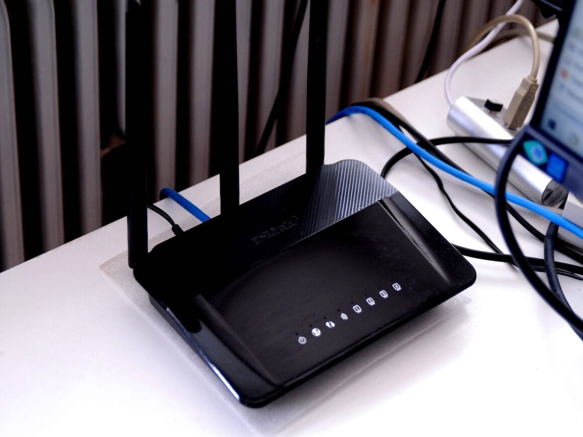 D-link wireless router in openhagen denmark. Ilustrační foto routeru